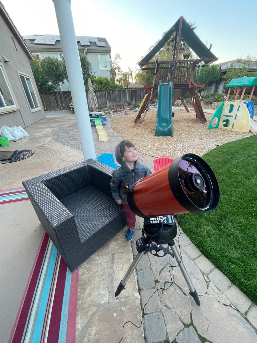 Astronomy telescope setup